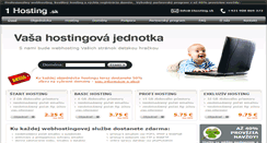 Desktop Screenshot of 1hosting.sk