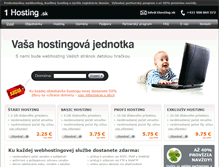 Tablet Screenshot of 1hosting.sk